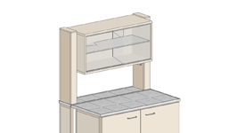 Шкаф настольный для приставных комплектов ШНП-1